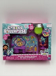 Casa de muñecas Gabby's Mercats junto al mar spa sala de juegos con gato juguete para niños NUEVO SELLADO - Imagen 1 de 7