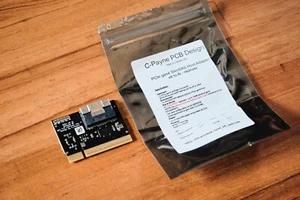c-payne SlimSAS PCIe gen4 Host Adapter x8 z Redriver - używany - Zdjęcie 1 z 2