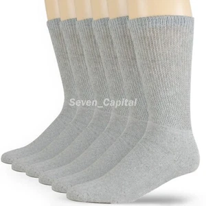 For Mens Womens Non Binding Physician Approved Circulation Diabetic Crew Socks - Picture 1 of 9