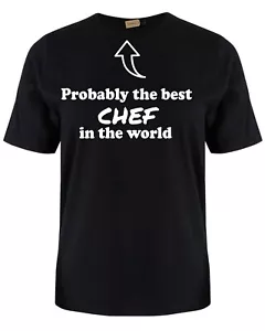 Probabilmente la migliore maglietta Chef S -XXXL regalo compleanno Natale divertente - Foto 1 di 4