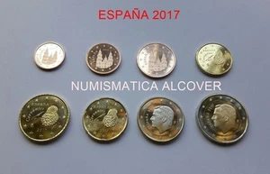EUROS ESPAÑA 2017 Serie completa 8 monedas SC - SPAIN EURO SET - Picture 1 of 1