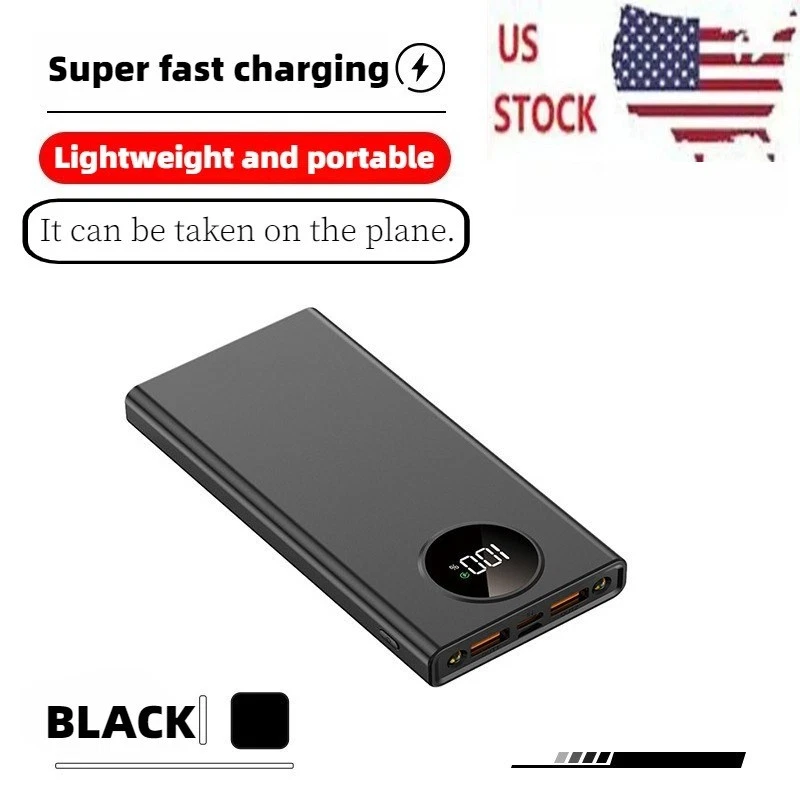 900000MAH Portable Power Bank LCD LED 2 USB Battery Charger For Mobile Phone - Image 1 of 4