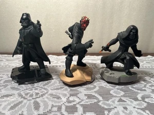 Disney Infinity 3.0 Star Wars Figures Darth Maul Darth Vader Kylo Ren No Sabers - Picture 1 of 7