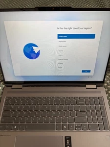 Lenovo Yoga 7 2in1 16" Ryzen 7 16GB 1TB (PEN, BAG, AND CHARGER INCLUDED) - Picture 1 of 7