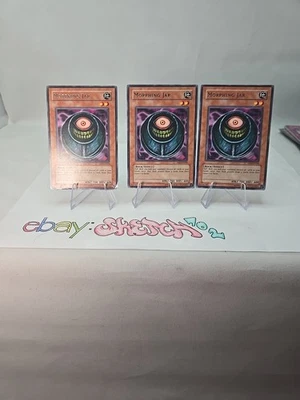YUGIOH - X3 MORPHING JAR - DB2-EN104 -  RARE - UNLIMITED - YGO TCG - Image 1 of 2