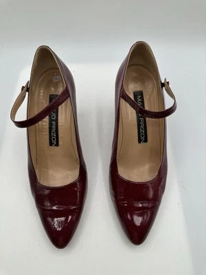 Tacón de salón Mary Jane de charol rojo Maud Frizon para mujer talla 38,5/7,5 Foto 1 de 4
