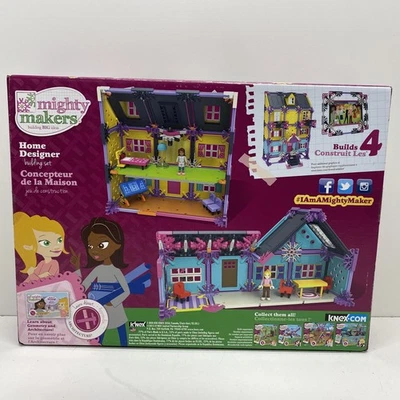 K'NEX 多色 Mighty Makers 家庭设计师建筑玩具 — 第 1/4 张图片