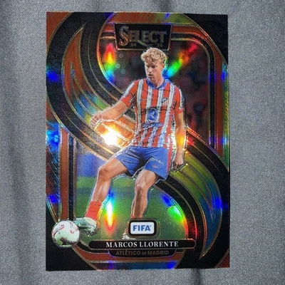 2024-25 Panini Select #110 FIFA Marcos Llorente True Green Prizm /25 Atletico - Image 1 of 2