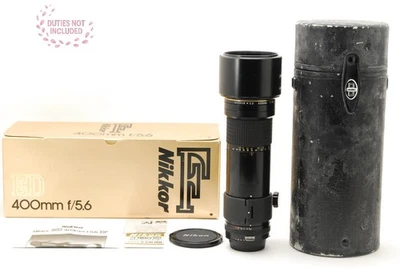 [COMO NUEVO en Caja] Lente Nikon Ai-s Nikkor 400 mm f/5,6 ED IF MF de JAPÓN Foto 1 de 4