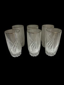 Lot Of 6 Lenox Debut Gold Highball Glass 827580 - Picture 1 of 10