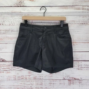 Prana Halle Shorts II Women's Size 4 5" Inseam Black Hiking Travel EUC - Picture 1 of 11
