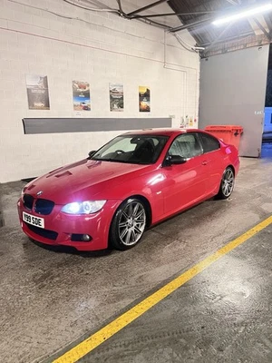 2008 E92 335i BMW 3L Twin Turbo Imola Red Msport 300hp - Image 1 of 4