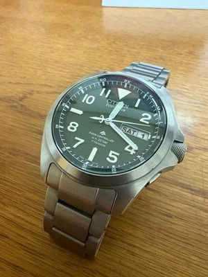 Reloj analógico Citizen Promaster Land PMD56 2951 Eco Drive 39 mm titanio Foto 1 de 4