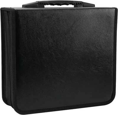 Konelia 520 Slots PU Leather CD DVD Storage Case Holder Binder 520  - Image 1 of 4