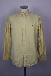 RALPH LAUREN CAMICIA UOMO TG. L MAN CASUAL VINTAGE SHIRT COTONE COTTON LOGO - Picture 1 of 10