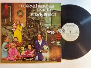 MERRY CHRISTMAS FROM THE BRADY BUNCH N/Mint Beautiful 1970 USA Paramount LP - Picture 1 of 2