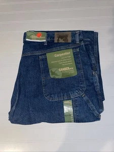 Gander MTN Carpenter Men's Size 42x32 Blue Denim Cotton New - Picture 1 of 16