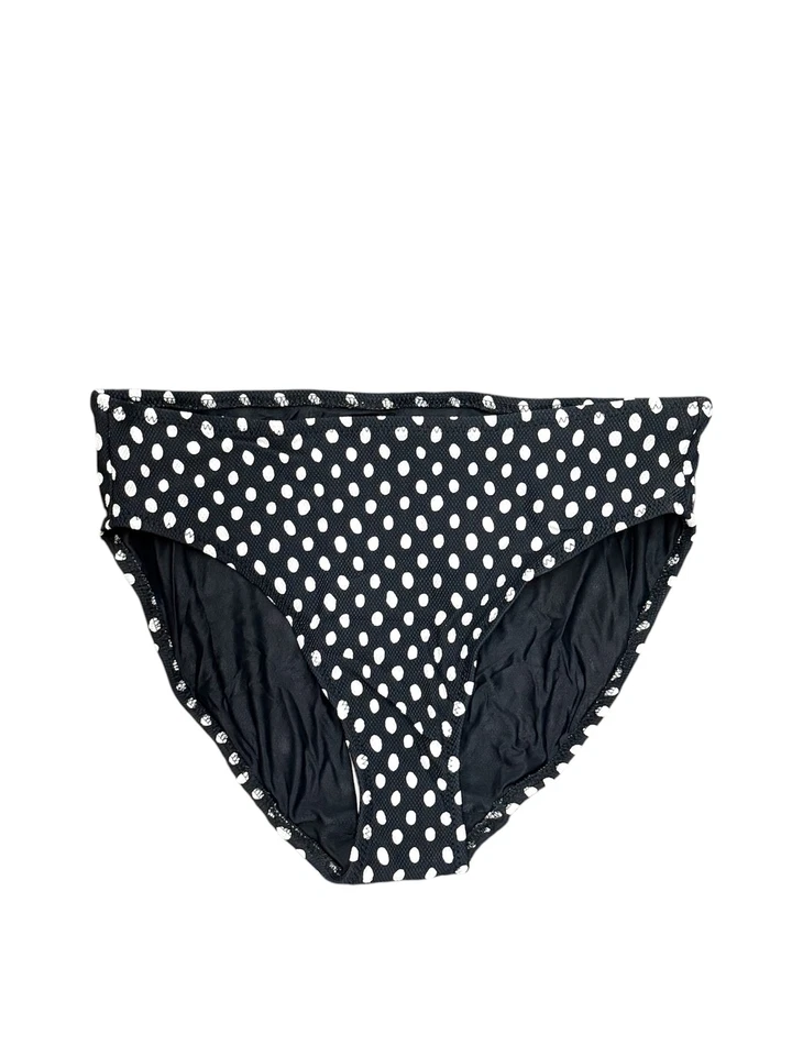 Fantasie NEGRO Santa Mónica tiro medio bikini parte inferior de natación, EE. UU. X-Small Foto 1 de 1