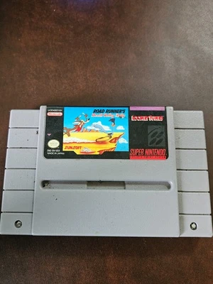 Road Runner's Death Valley Rally (1992) Nintendo SNES Cartridge - Image 1 of 3