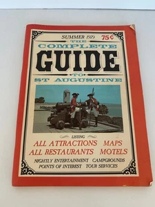 Vintage Sommer 1979 St Augustine Florida kompletter Guide - Bild 1 von 6