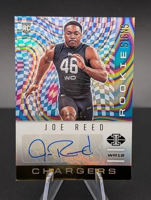 2020 PANINI ILLUSIONS ROOKIE JOE REED #RS45 /199 AUTO RC CHARGERS - Image 1 of 2