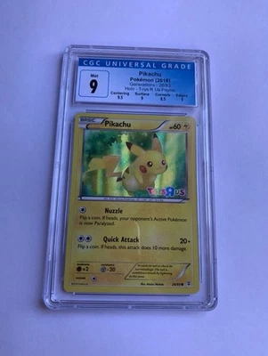 Pokemon Pikachu Toys R Us Promo 26/83 Generations 2016 CGC Mint 9 - Image 1 of 2