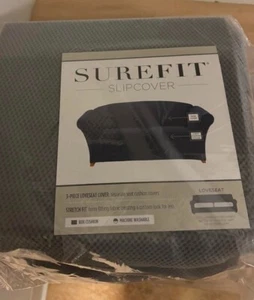 Surefit sofa cover and tuck tight strips 75" x 58" gray - Picture 1 of 2
