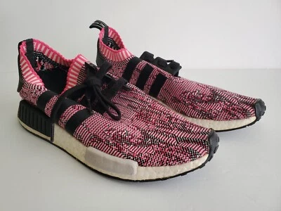 Adidas NMD R1 Primeknit Rosa Rosa/Negro W 10 Zapatos Atléticos  Foto 1 de 4