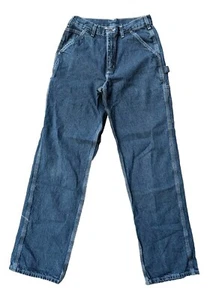 Carhartt Dungaree Fit Jeans B13 DST Carpenter Pants Mens Size 31x34 Baggy Fit - Picture 1 of 11