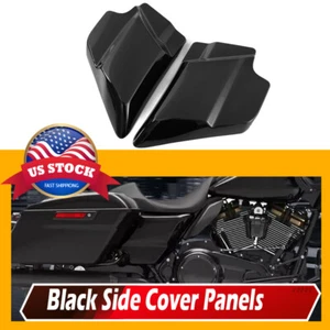 Par de paneles de cubierta lateral para motocicleta aptos para Harley Touring Glide Road King 2009-23 - Imagen 1 de 13