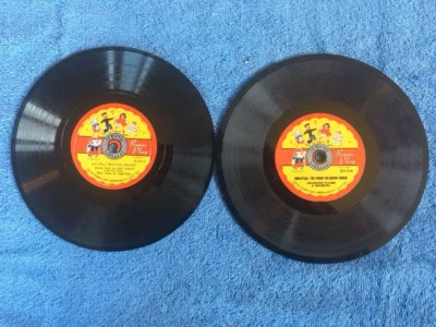 Vintage 1953 Cricket Records 78 Rpm Musical Chairs C102 A & Sebastian, C7117 -A  Foto 1 de 4