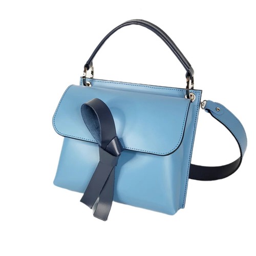 COACH Borsa a tracolla donna VERA PELLE borsetta donna blu borsetta tracolla