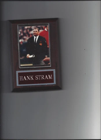 HANK STRAM PLAQUE KANSAS CITY CHIEFS KC FOOTBALL NFL Cover