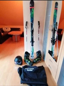 Skiausrüstung von Fischer, Boots von Head, Helm von Alpina, Stöcker und Tasch - Bild 1 von 10