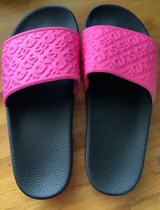 LADIES HOT PINK SLIDERS BY SLYDES SIZE 6 (39) BN - Picture 1 of 3