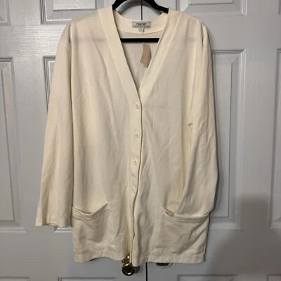 Cherokee Vintage XL Knit Scrub Jacket Women USA Style KD3017US NWT - Image 1 of 4