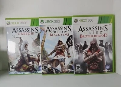 Xbox 360 Assassins Creed III IV Black Flag Brotherhood Online 2-8 Multiplayers - Image 1 of 4