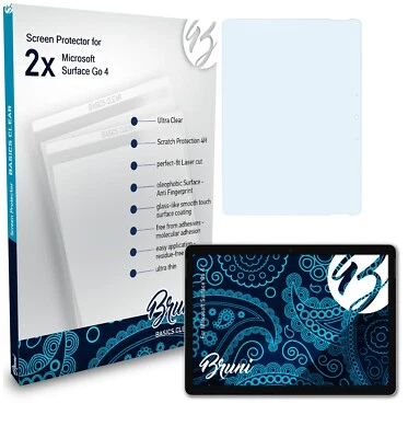 Bruni 2x Proteggi Schermo per Microsoft Surface Go 4 Pellicola Protettiva - Immagine 1 di 3