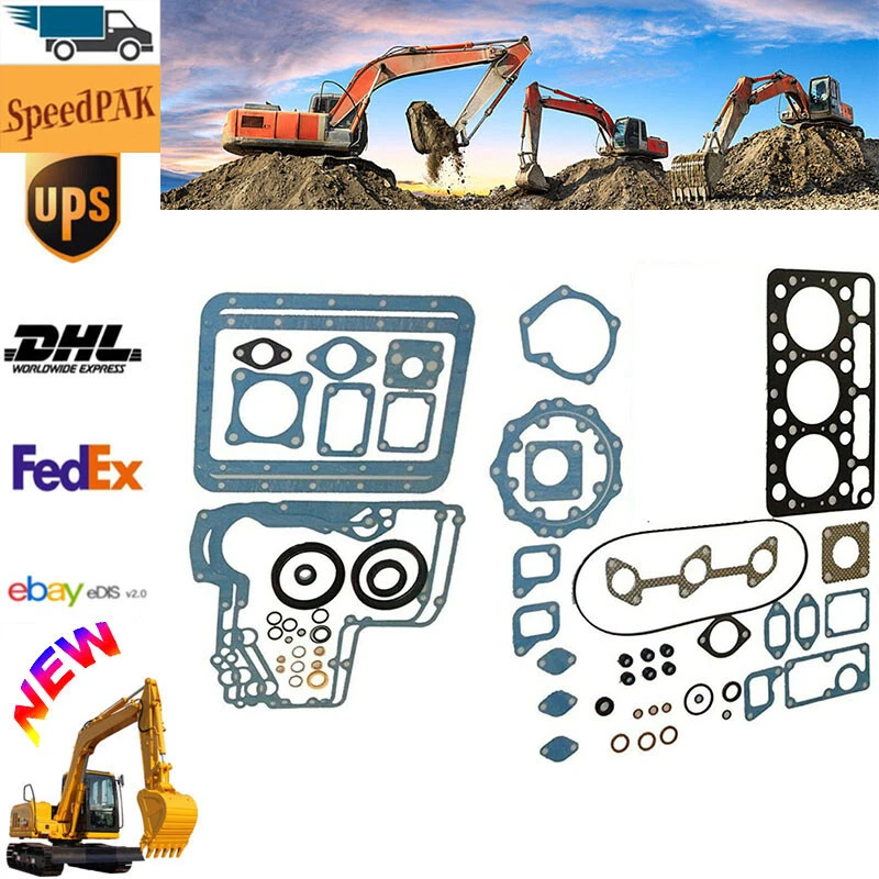 Brand-new Higher Quality Overhaul Gasket set Fits For Kubota/Zennoh Models D950 - Image 1 of 2