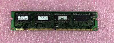 1 x 128MB SPEC TEK PC-133 NON-ECC MEMORY SDRAM - P/N: P16M648YLKB9-133CL3A - Image 1 of 2