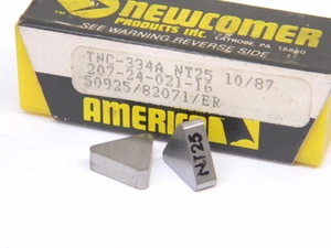 (10 pcs) Newcomer TNC 334A Grade: NT25 Carbide Inserts - Picture 1 of 4
