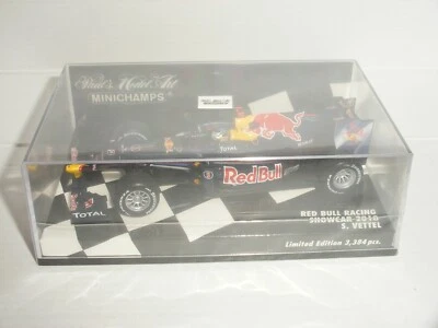 1/43 Minichamps 400 100075 - 2010 Red Bull Racing Renault Showcar Vettel - NEW - Image 1 of 2