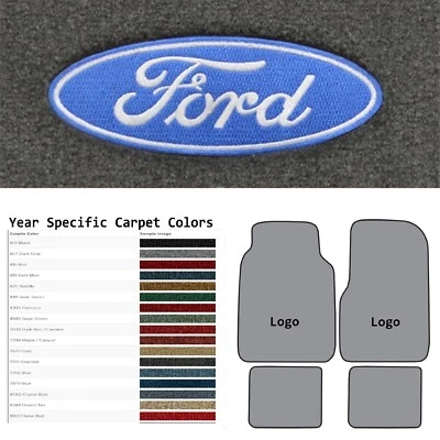 Alfombrillas Cutpile ACC 1978-1987 Ford Bronco Ford Logo 4 piezas Foto 1 de 4