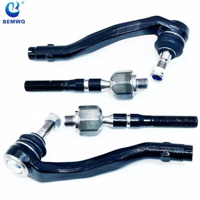 4Pcs Front Outer+Inner Tie Rod End Set for Mercedes-Benz W163 ML320 ML350 ML500 - Image 1 of 4