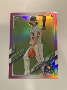 2021 Topps Chrome Pink Parallel Lance McCullers Jr Houston Astros #209 - Bild 1 von 2