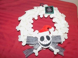 Disney Parks Jack Skellington Nightmare Before Christmas Halloween Door Wreath - Picture 1 of 1