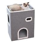 Foldable Cat Bed Nest Stackable Cube for Playing Supplies Exercising