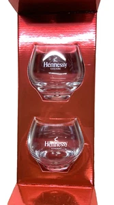 Juego de 2 vasos Snifter HENNESSY COGNAC con fondo de burbuja flotante 280 ml - Imagen 1 de 5