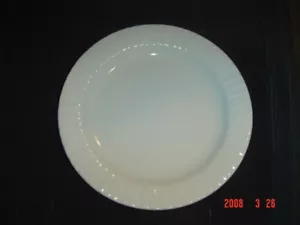 Corning Ware französischer weißer Salatteller Steingut - Bild 1 von 2