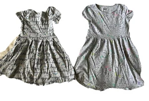 2 Jumping Beans Dress Girls Unicorn And Rainbow Dress size 5t Short Sleeve - Picture 1 of 5